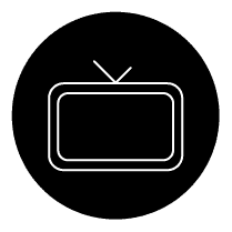 A symbol for the TV